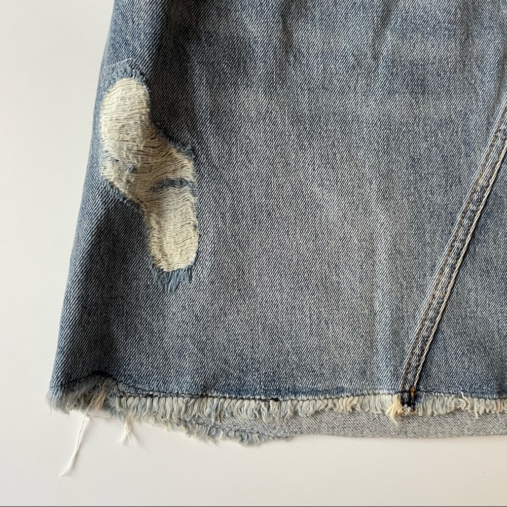 All Saints Denim Mini Skirt - Picture 10 of 15